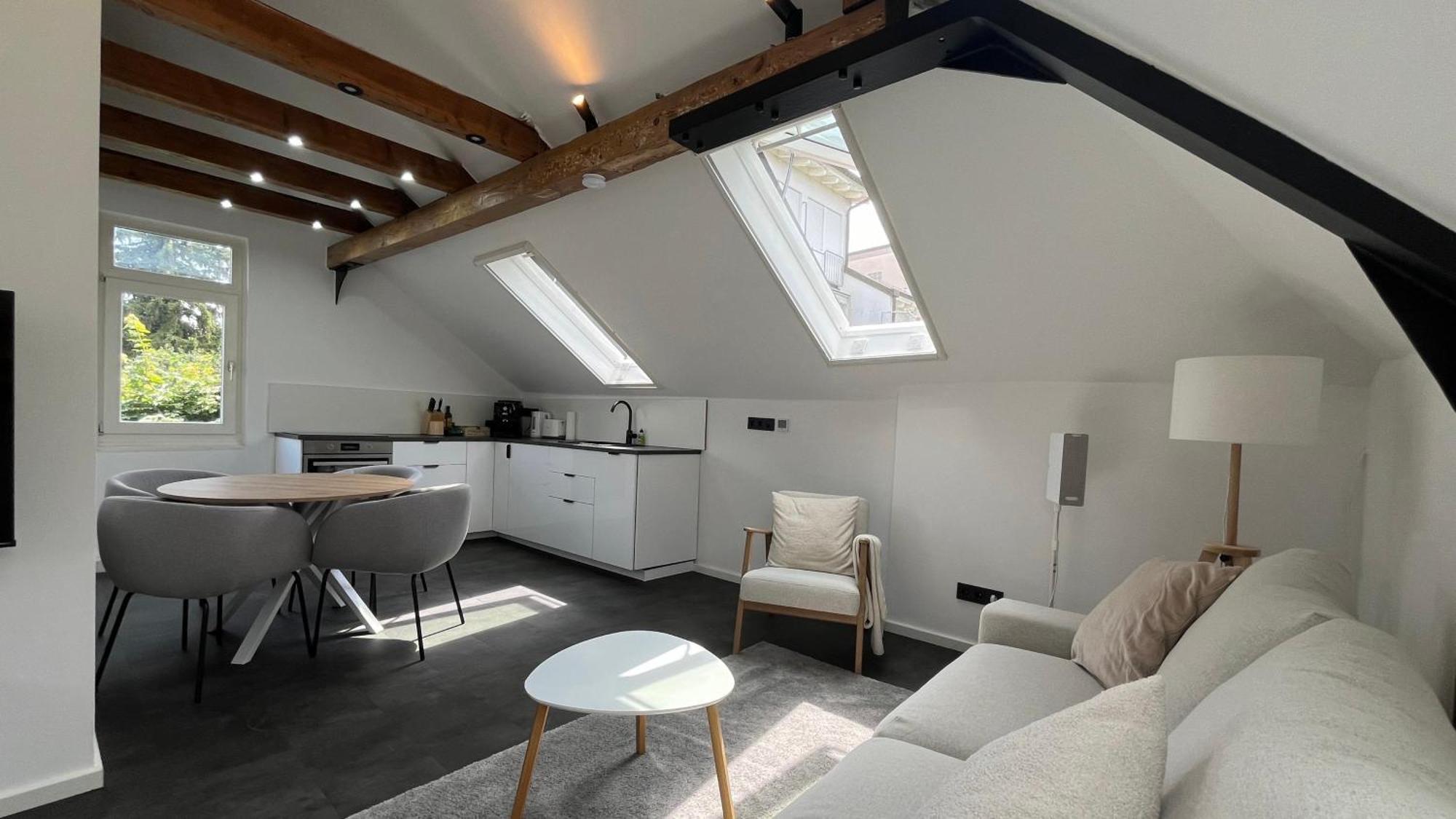 Ludwigshome - Zentrale Lage, Luxusbad, Workspace, Klima Ludwigsburg Bagian luar foto